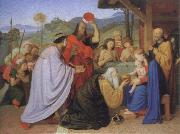 Friedrich overbeck adoration of the kings painting
